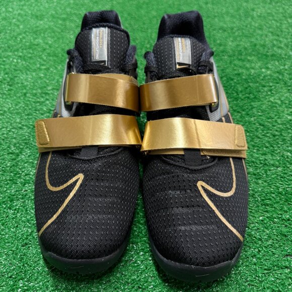 Nike Romaleos 4 Black Mens Weightlifting Shoes CD3463-001 VNDS Sz 10 - Picture 2 of 7